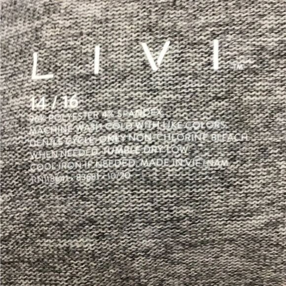 Lane Bryant Livi Women’s Active Drawstring Hoodie, Gray, size 14/16 - Picture 7 of 8